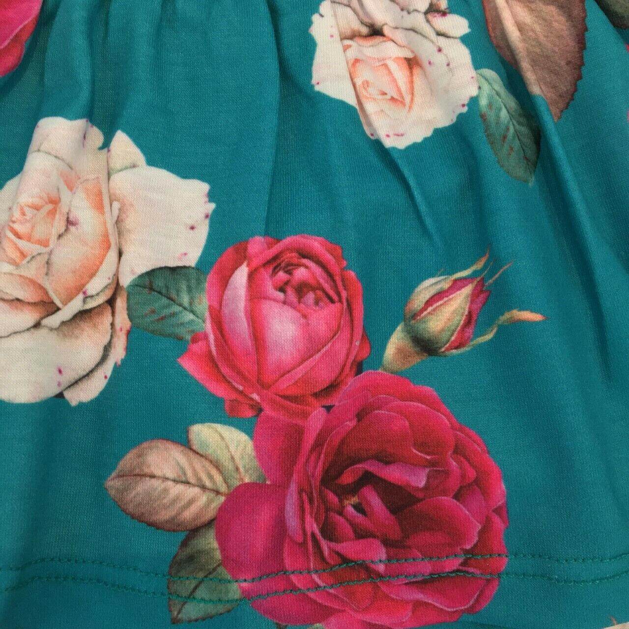 Baby Girls Dress Size 6-9 months Green Turquoise Baby Girls Dress & Headband Set - MARIGOLD