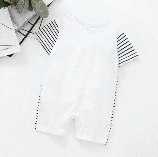 size 6-9m / 9-12 months new baby boys romper ship & anchor romper-select size - MARIGOLD