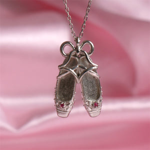 Ballet Shoe Pendant Necklace Fashion Jewellery