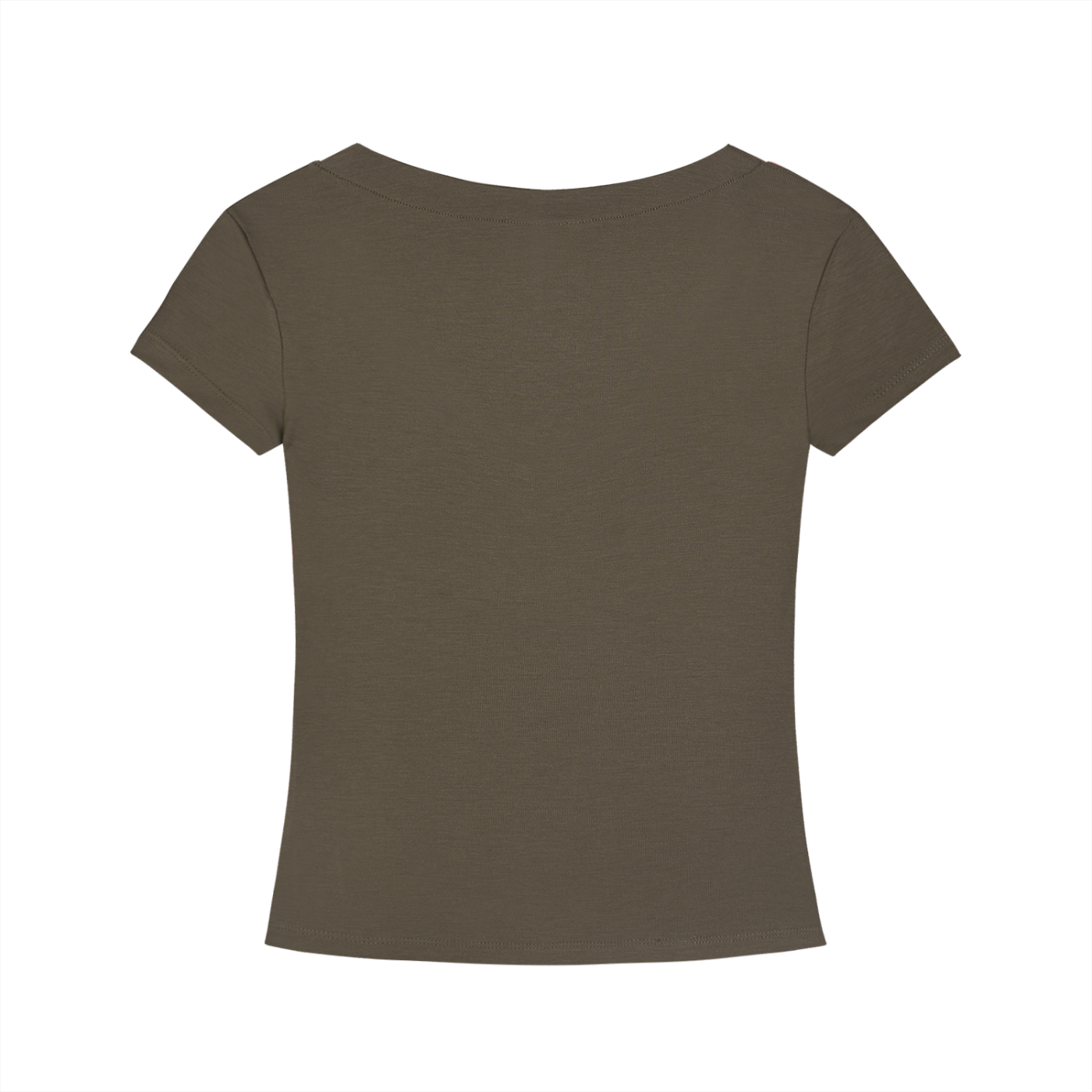 'Bridesmaid' Posy Tencel Slim Fit V-Neck T-Shirt