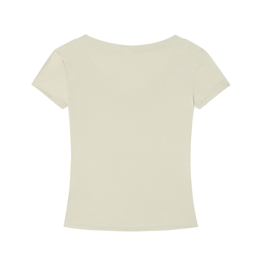 'Bride to be' Aussie Posy Tencel Slim Fit V-Neck T-Shirt - MARIGOLD COLLECTIONS AUSTRALIA