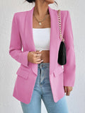 Shawl Collar Long Sleeve Blazer