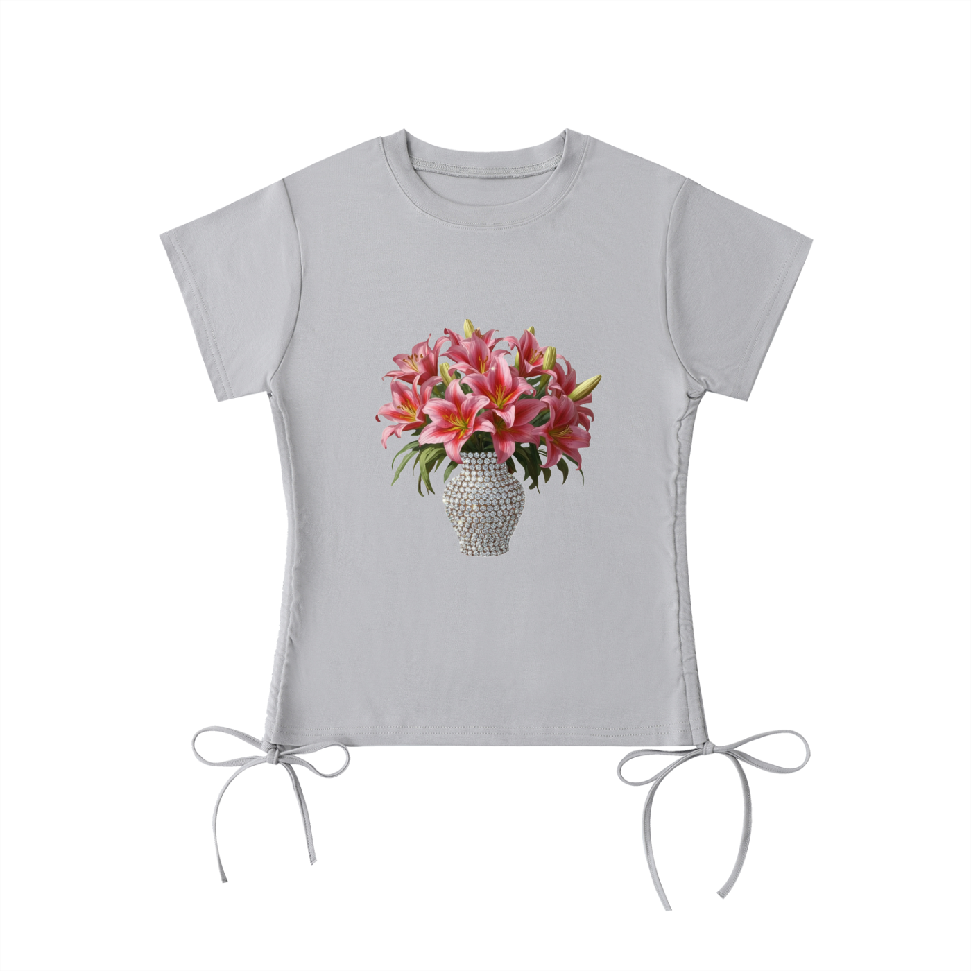crystal & lily Drawstring T-Shirt - MARIGOLD COLLECTIONS AUSTRALIA
