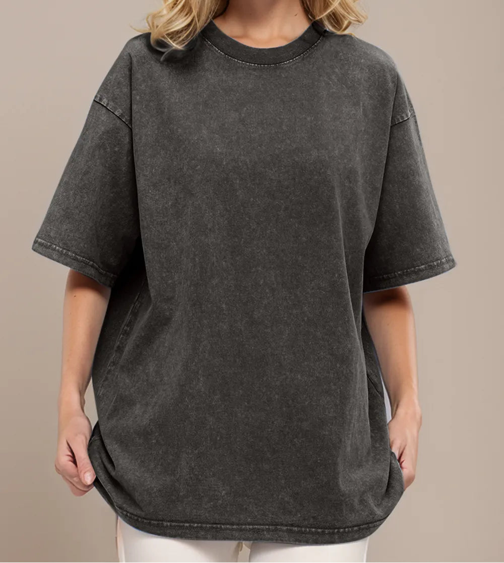 Vintage-look cotton T-shirt from Marigold Collections Australia, casual tops with a classic, worn-in style and soft fabric.
