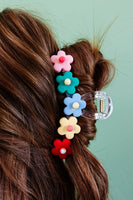 Multicolour Flowers Cute Hair Claw Clip