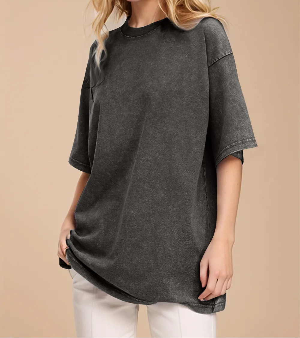 Marigold Collections Australia vintage-look cotton T-shirt, casual tops with a classic style and soft fabric.