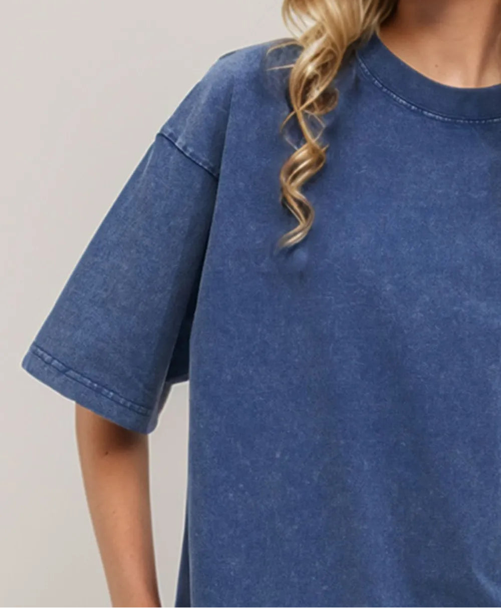 Vintage-look cotton T-shirt from Marigold Collections Australia, casual tops with a classic, relaxed fit and soft fabric.