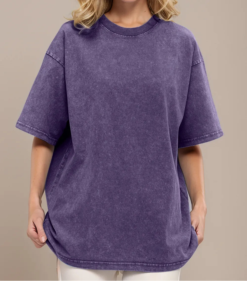 Vintage-look cotton T-shirt from Marigold Collections Australia, casual top with retro style and soft fabric.