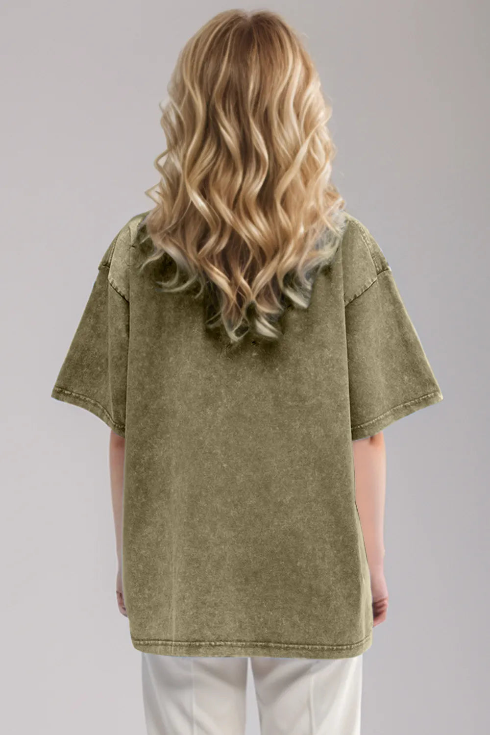 Vintage-look cotton T-shirt from Marigold Collections Australia, featuring casual style and classic design.