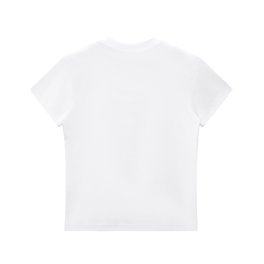 'FIERCE' Essential Bodycon Crewneck T-Shirt