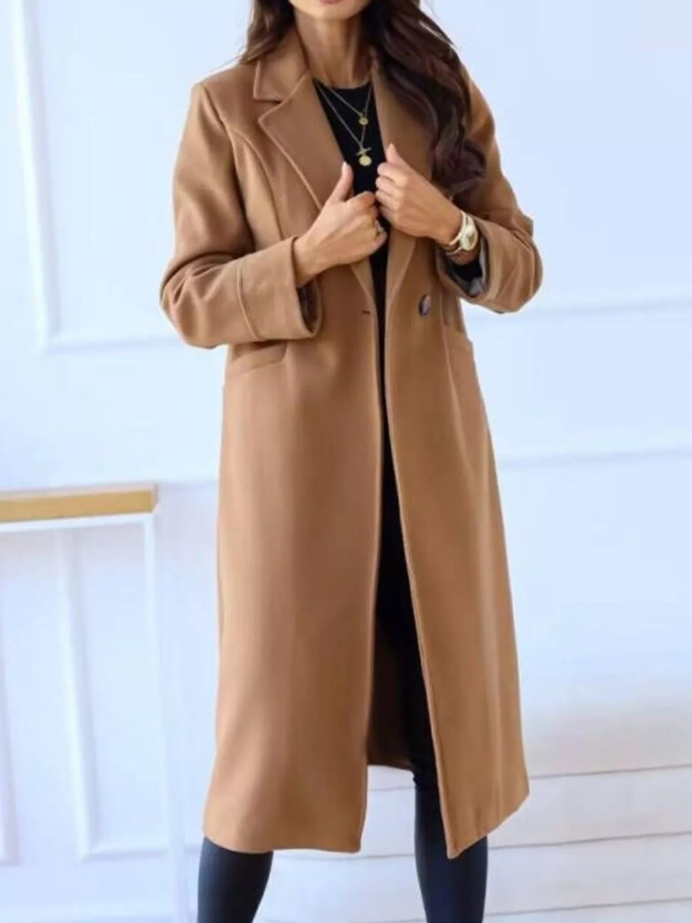 Lapel Collar Overcoat