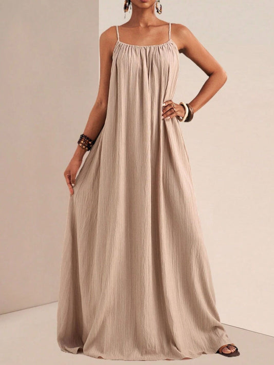 Tall Spaghetti Strap Flowy Maxi Dress