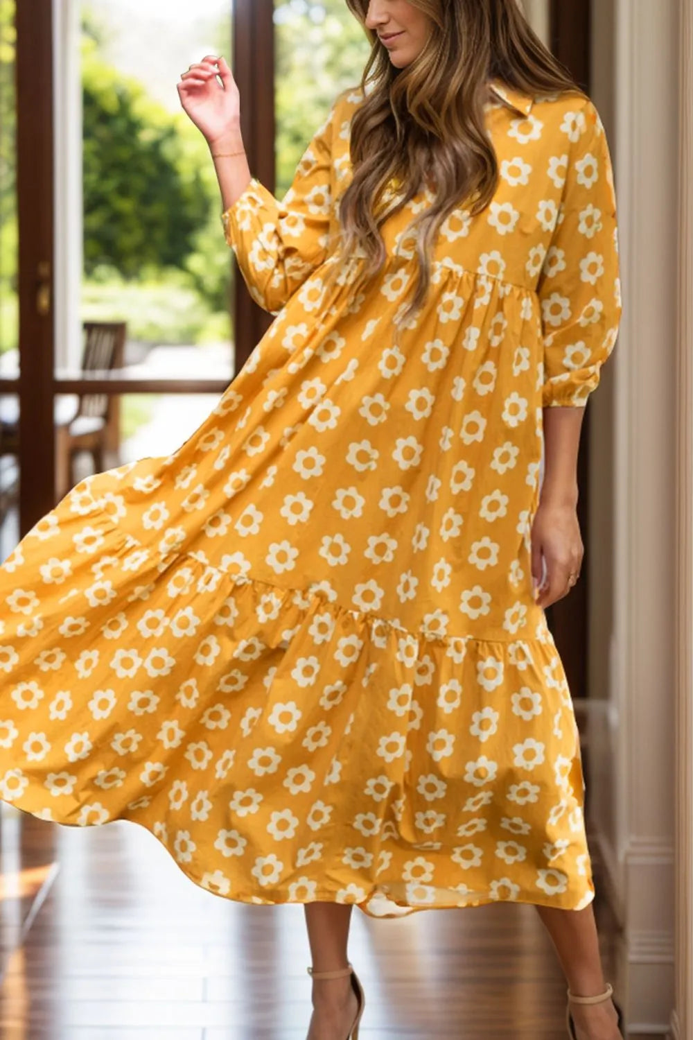 The Marigold Maxi Dress 100% cotton 
