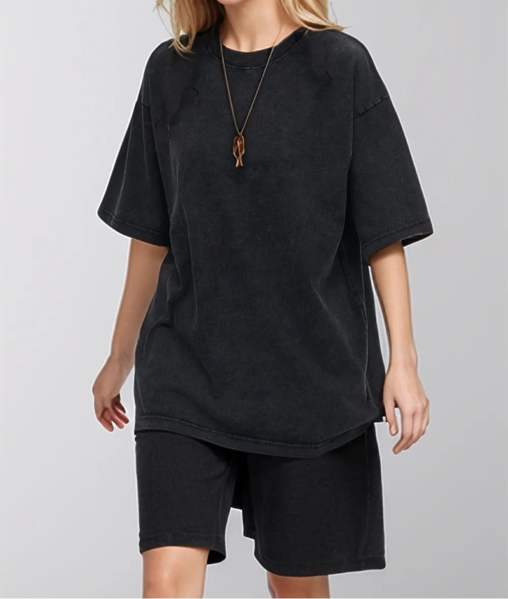 Vintage-look cotton T-shirt by Marigold Collections Australia, featuring a classic design and soft fabric in natural colors.