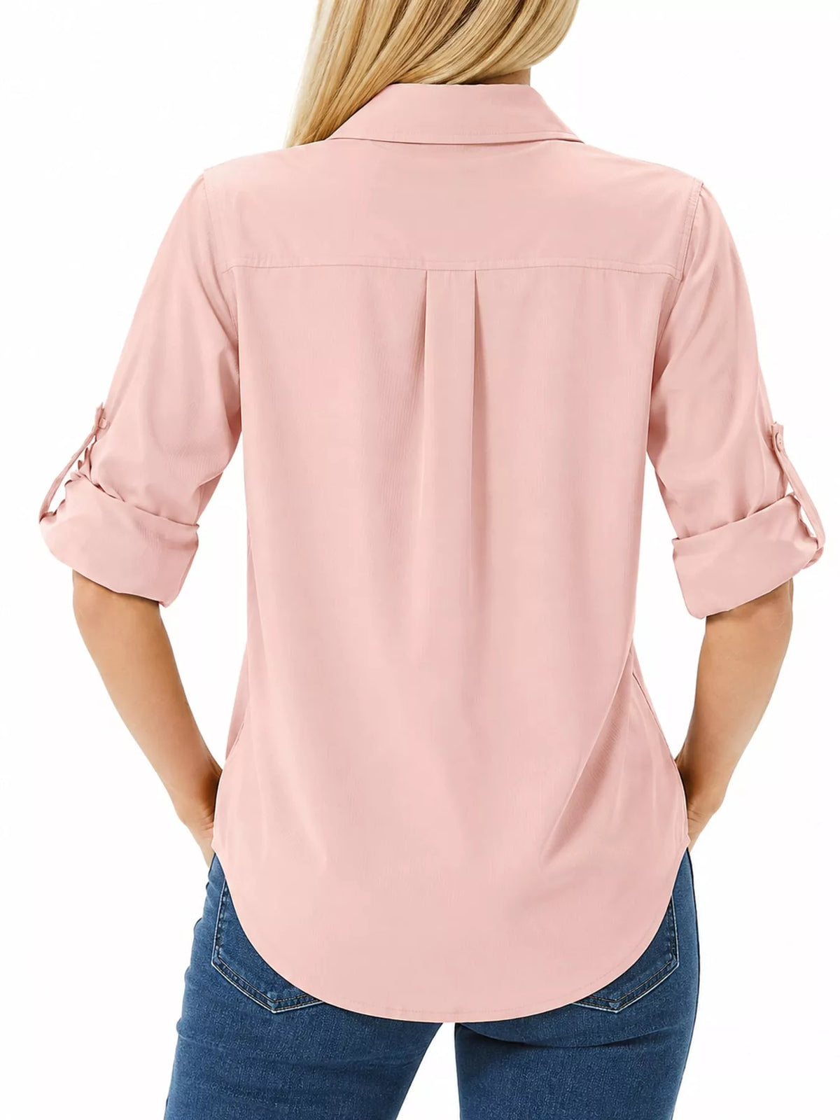 Marigold Collections Australia safari shirt with button-down design and roll-up sleeves, casual top for outdoor and travel wear.