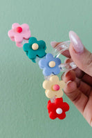 Multicolour Flowers Cute Hair Claw Clip