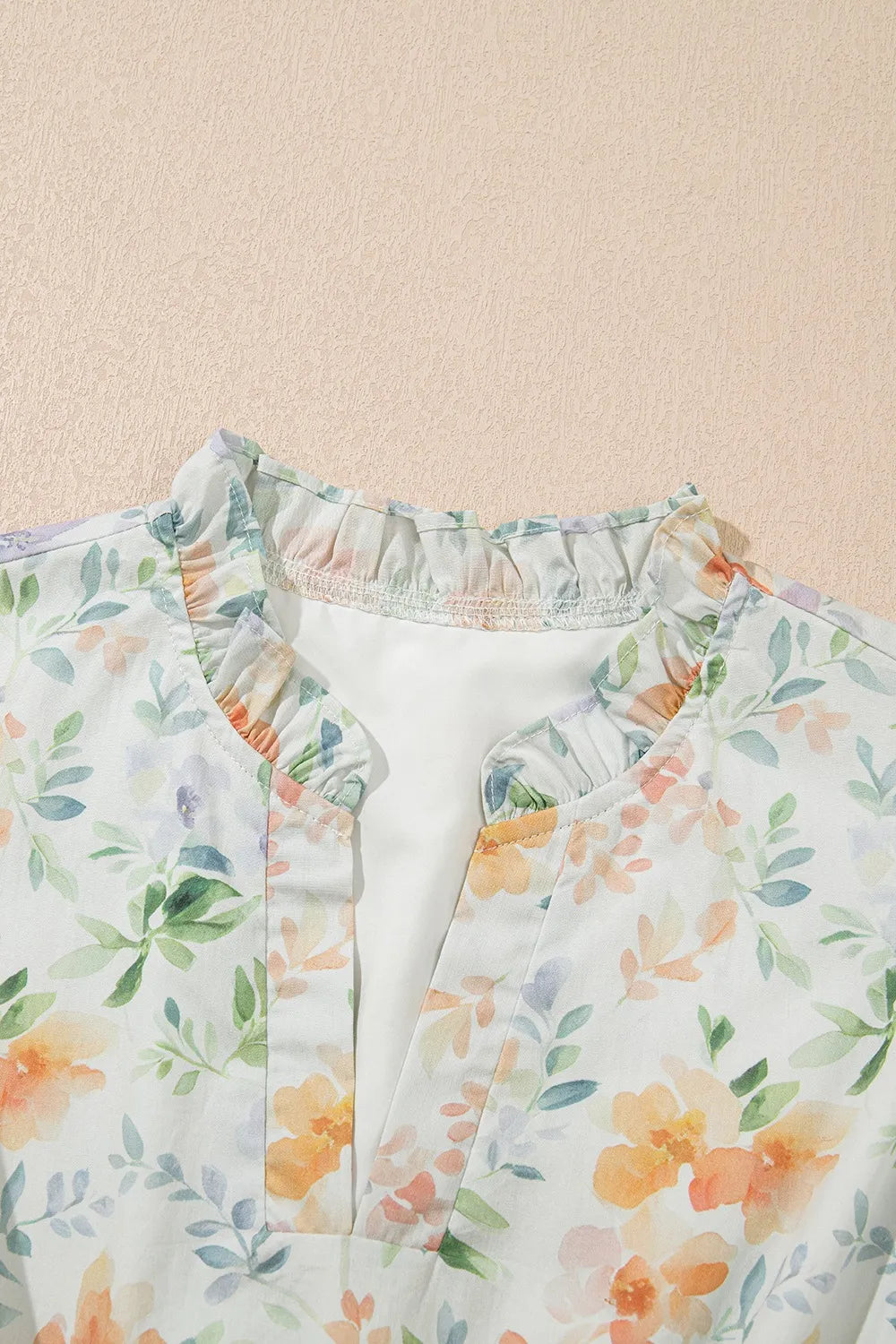 Floral Puff Sleeve Ruffle Hem Mini Dress - MARIGOLD COLLECTIONS AUSTRALIA