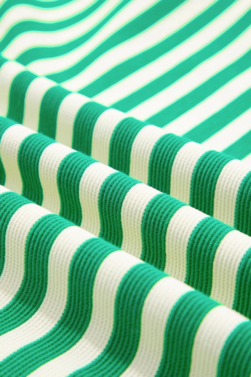 Stripe Collared Flutter Sleeve Mini Dress - MARIGOLD COLLECTIONS AUSTRALIA