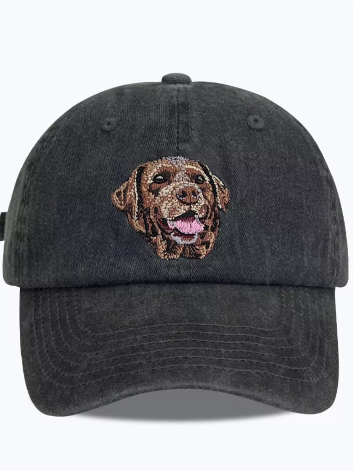 Pooch Baseball Cap - Washed Cotton Dog Lover Hat labrador