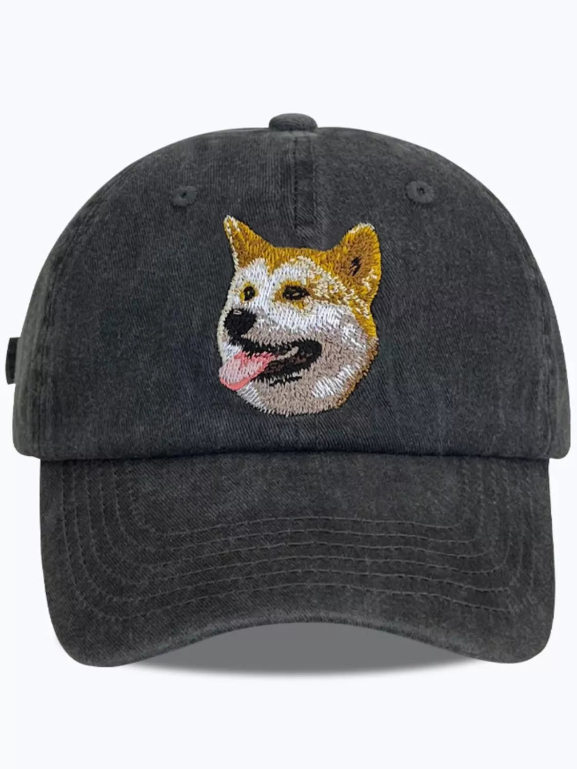 Pooch Baseball Cap - Washed Cotton Dog Lover Hat akita