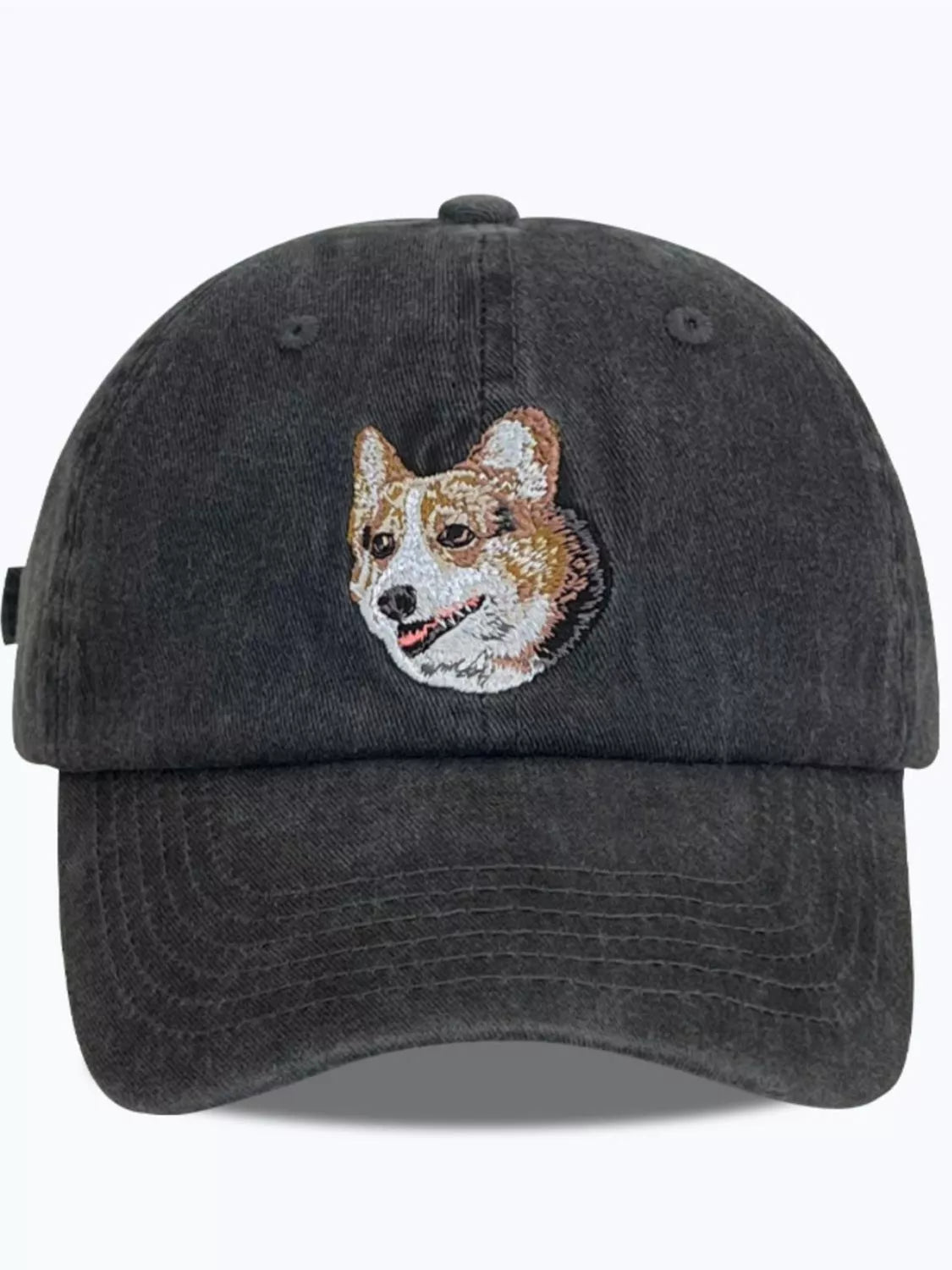 Pooch Baseball Cap - Washed Cotton Dog Lover Hat corgi