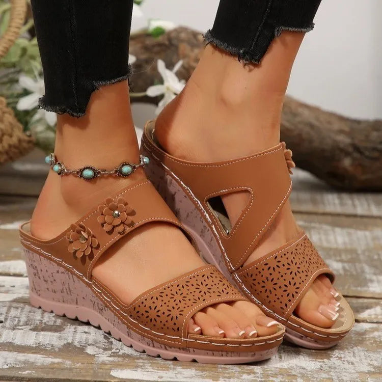 Open Toe Wedge Sandals