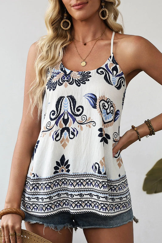 Boho Print Cami Top