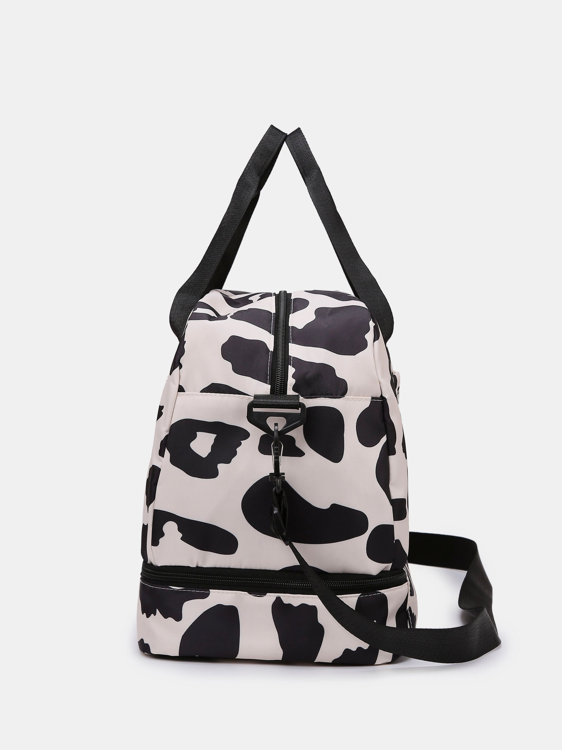 Oxford Cloth Leopard Travel Bag - MARIGOLD 
