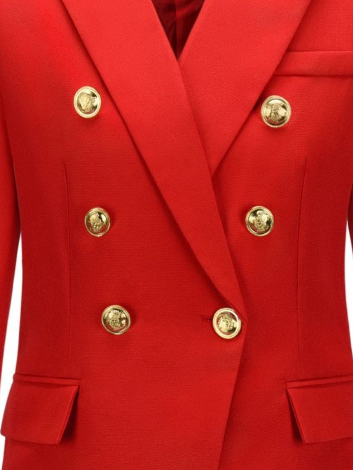 Elegant Lapel Collar Long Sleeve Blazer - MARIGOLD 