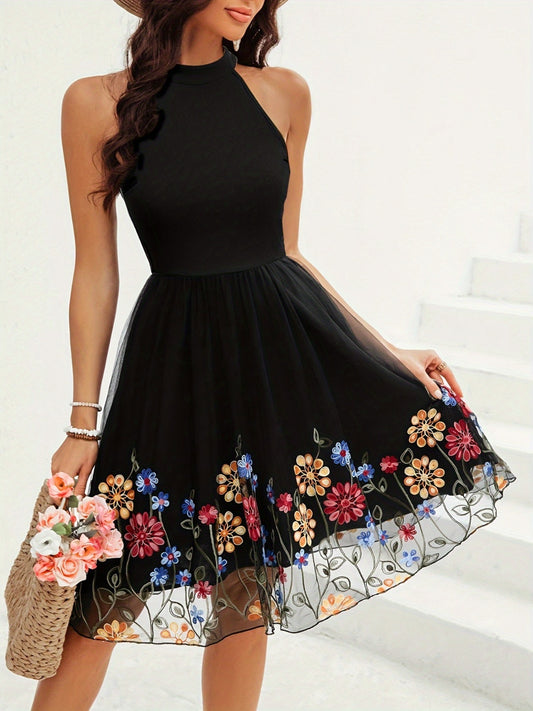 Cutout Grecian Neck Mini Dress - MARIGOLD 