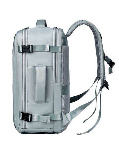 Oxford Cloth Adjustable Straps Backpack Bag - MARIGOLD 