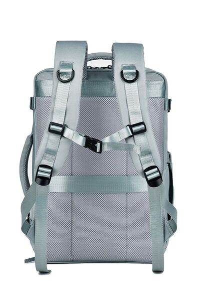 Oxford Cloth Adjustable Straps Backpack Bag - MARIGOLD 
