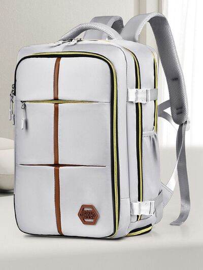 Oxford Cloth Multifunction Backpack Bag - MARIGOLD 