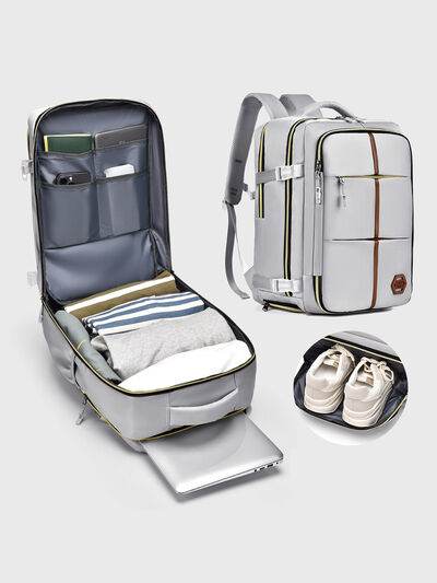 Oxford Cloth Multifunction Backpack Bag - MARIGOLD 