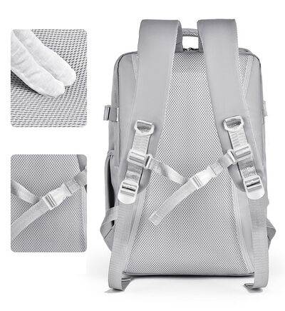 Oxford Cloth Multifunction Backpack Bag - MARIGOLD 