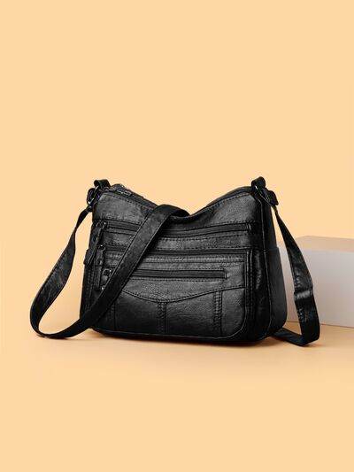 Multi-Compartment Crossbody Bag - MARIGOLD 