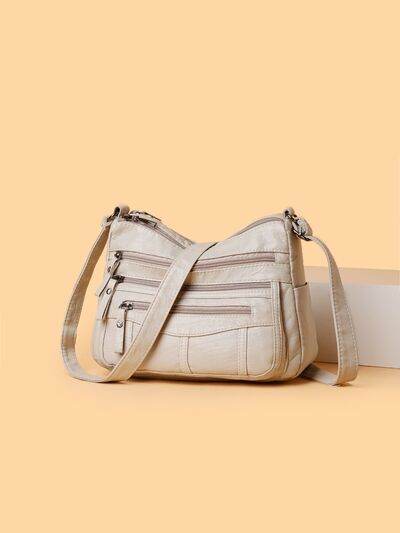 Multi-Compartment Crossbody Bag - MARIGOLD 