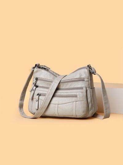 Multi-Compartment Crossbody Bag - MARIGOLD 