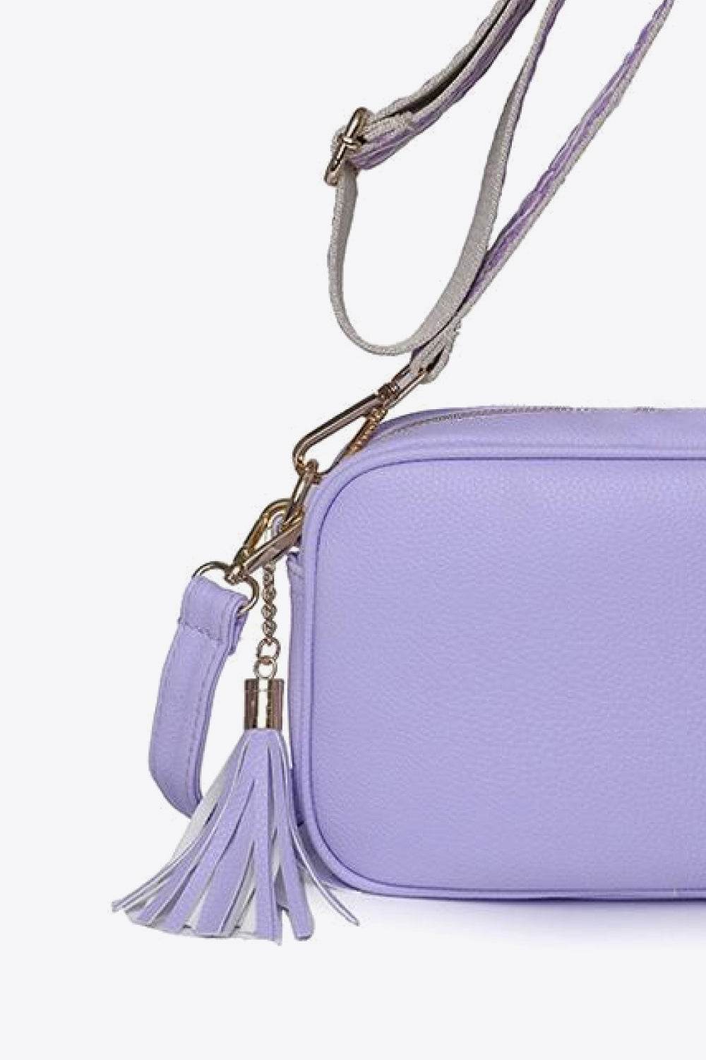 Minimalist Tassel Crossbody Bag - MARIGOLD 