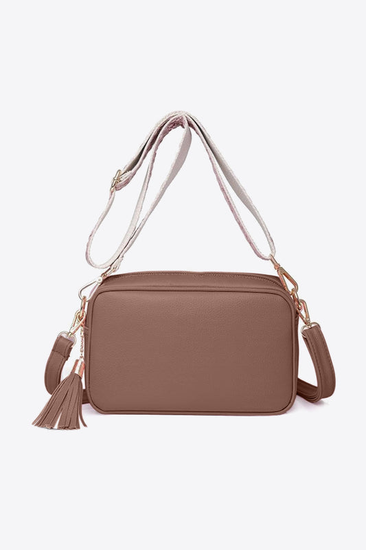 Minimalist Tassel Crossbody Bag - MARIGOLD 