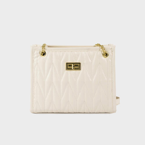 PU Leather Crossbody Bag - MARIGOLD 