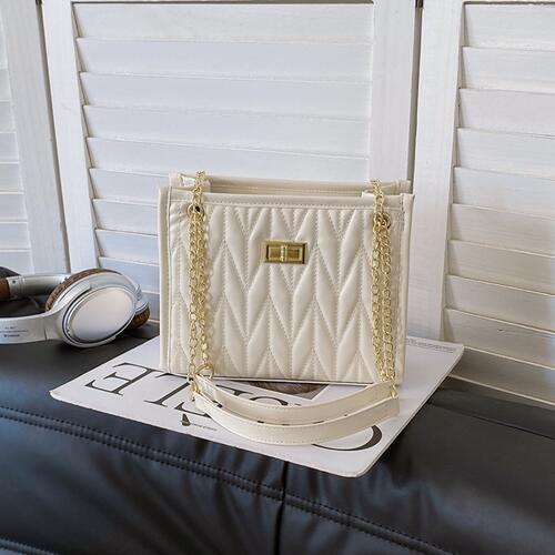 PU Leather Crossbody Bag - MARIGOLD 