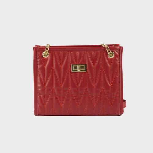 PU Leather Crossbody Bag - MARIGOLD 