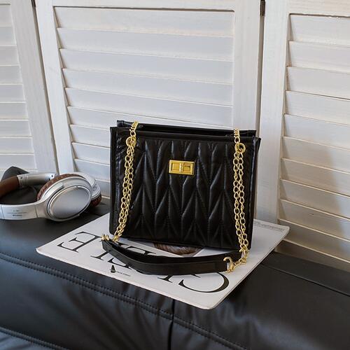 PU Leather Crossbody Bag - MARIGOLD 