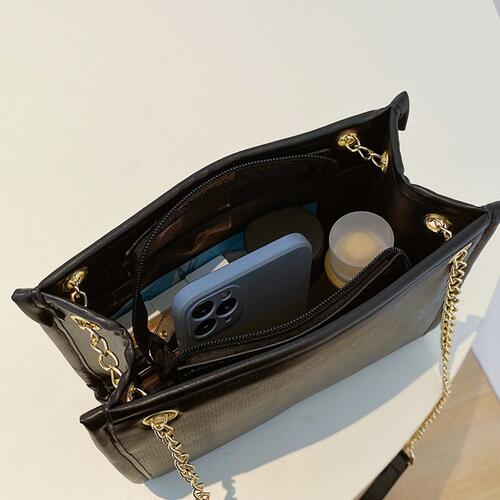 PU Leather Crossbody Bag - MARIGOLD 