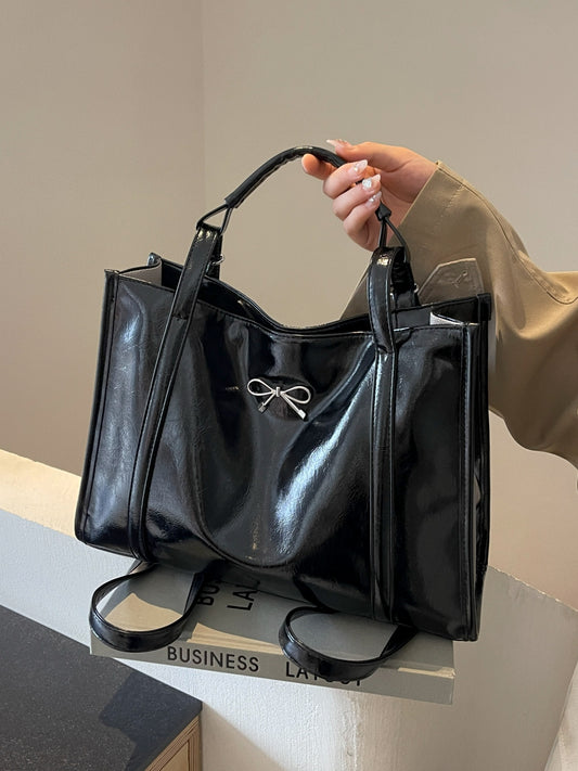 The Chic Bow Shoulder Bag - MARIGOLD 