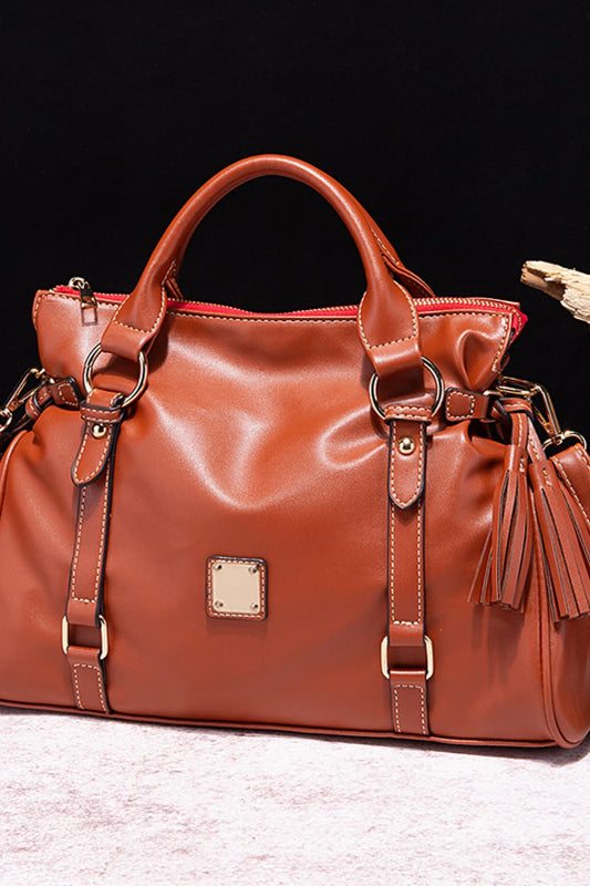 Classic Tassel Handbag - MARIGOLD 