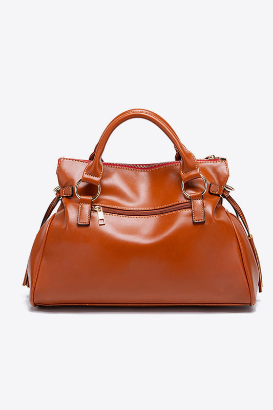 Classic Tassel Handbag - MARIGOLD 