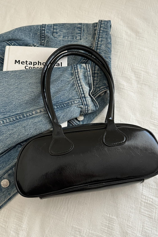 French Baguette Shoulder Bag - MARIGOLD 