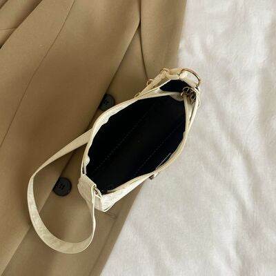 Bow PU Leather Shoulder Bag - MARIGOLD 